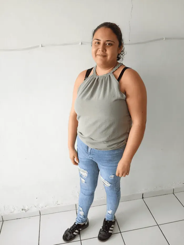 Laura Ávila, despachadora de la planta